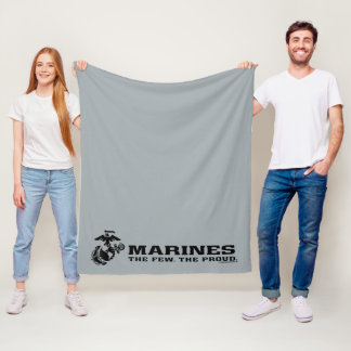 USMC "The Few, Proud" Staplad Black Logotyp Fleecefilt