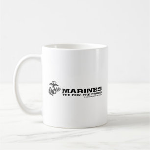 USMC "The Few, Proud" Staplad Black Logotyp Kaffemugg