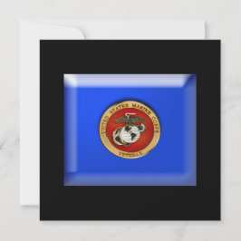 USMC Veteran Anpassade Card! OoRah! Spara Datumet