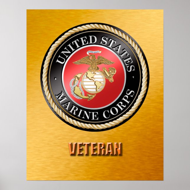 USMC Veteran Poster (Framsidan)