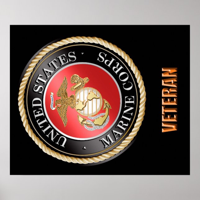 USMC Veteran Poster (Framsidan)