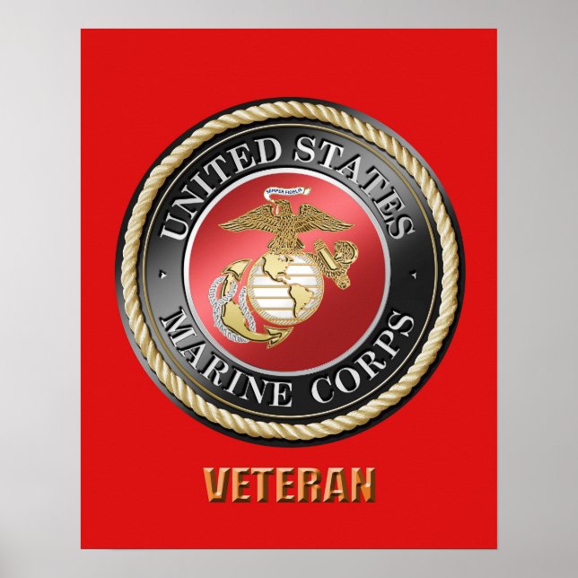 USMC Veteran Poster (Framsidan)