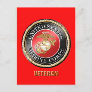 USMC Veteran-vykort Vykort