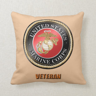 Usmc-veterandekorativ kudde