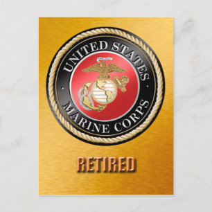 USMC-vykort för återvunnet papper Vykort