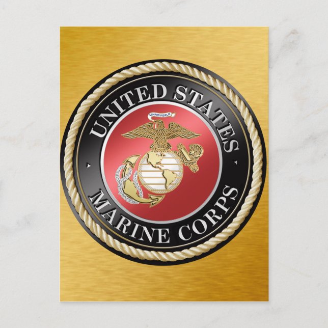 USMC-vykort Vykort (Framsida)