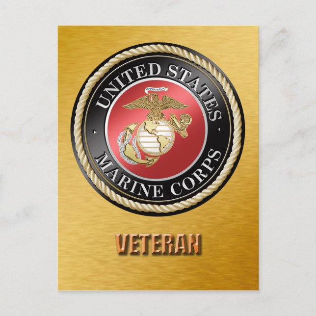 USMC-vykort Vykort (Framsida)