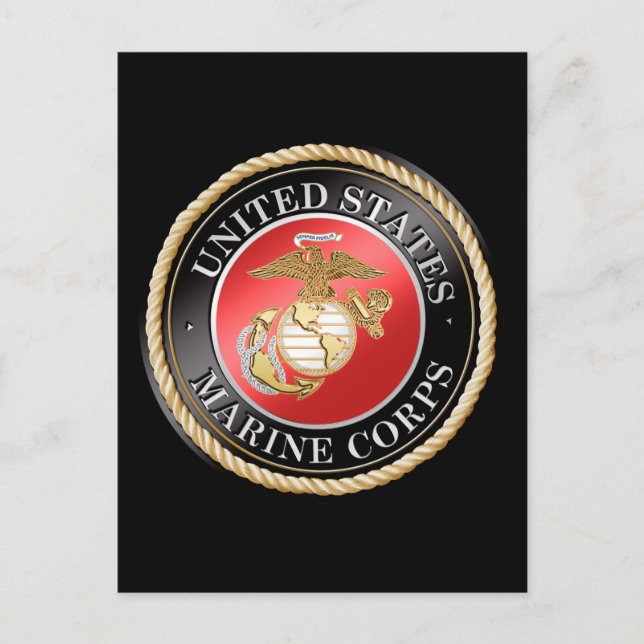 USMC-vykort Vykort (Framsida)