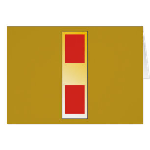 USMC WO Warrant W-1 Hälsningskort