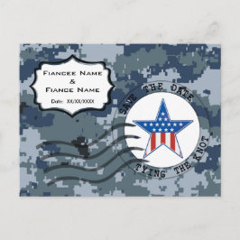 USN Navy Spara datumet och Stjärna Meddelande Vykort