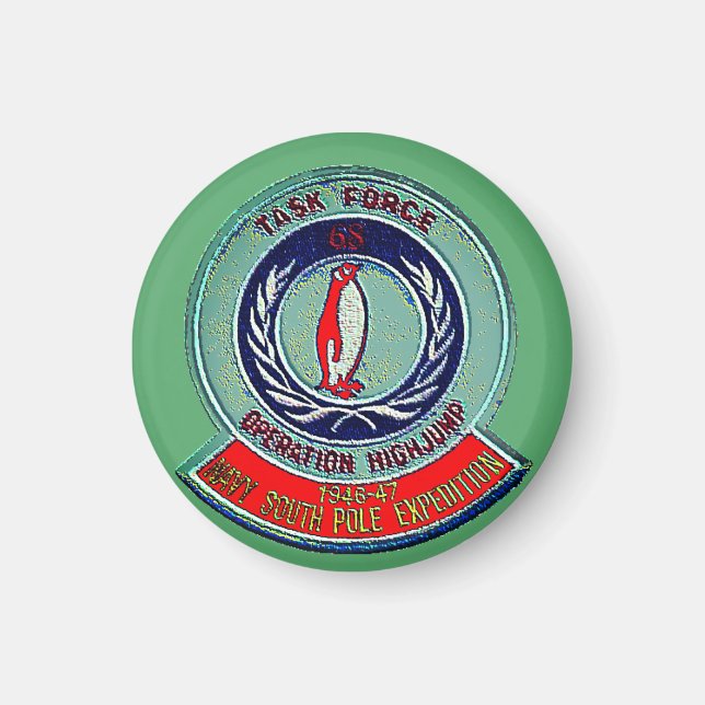 USN RETRO PLÅSTER MAGNET (Framsidan)