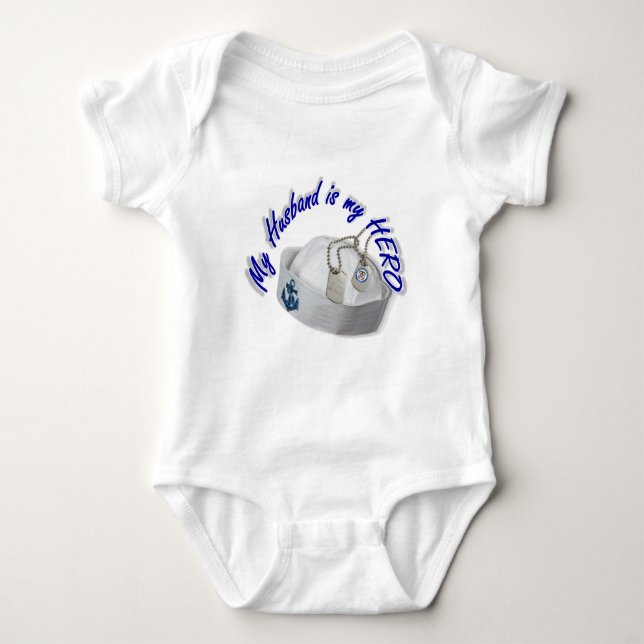 "USNAVYFANMERCH", "make/hjälte Tee Shirt (Framsida)