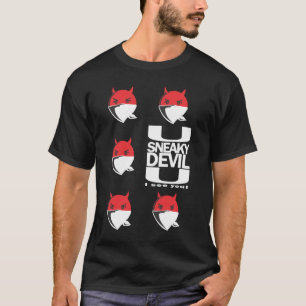 UsneakydevilU svart T skjorta Tee