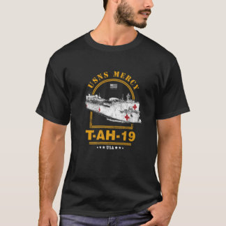 USNS Mercy AH-19 Sjukhusets Frakt T Shirt