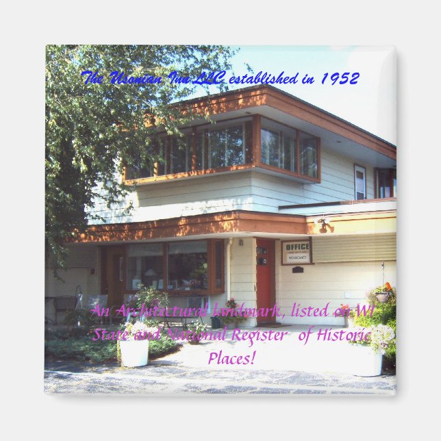 Usonia Inn LLC Magnet (Framsidan)