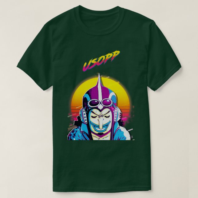 Usopp TShirtONE BIET Usopp TShirtby 80sRetro T Shirt (Design framsida)