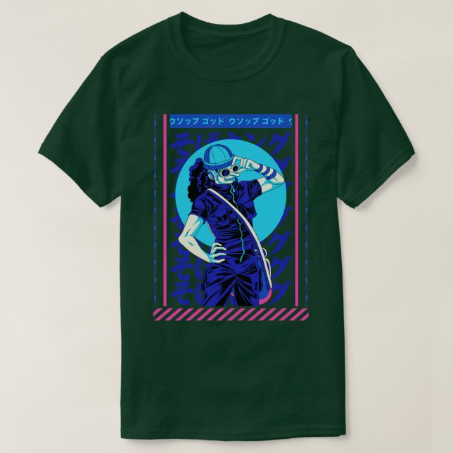 Usopp TShirtUsopp TShirtby Kakkoii Art T Shirt (Design framsida)