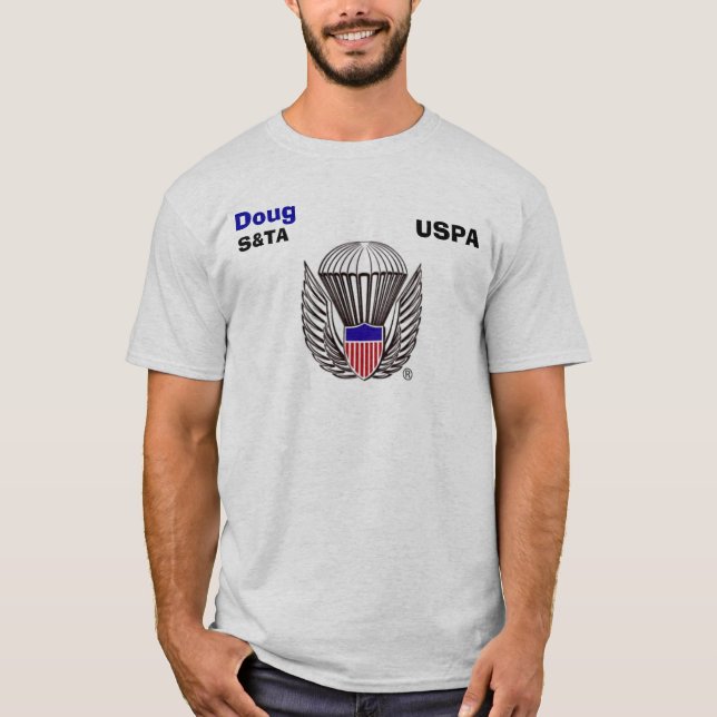 uspa.logo USPA, Doug, S&TA T-shirt (Framsida)