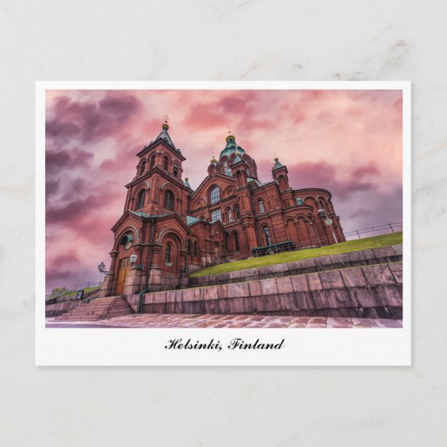 Uspenski Cathedral Postcard Vykort (Framsida)