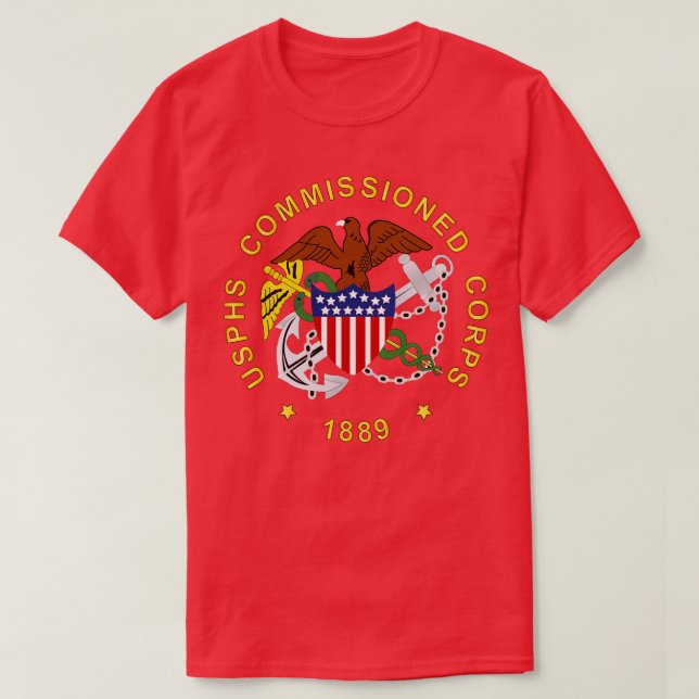USPHS beställde kår med BackGrd T Shirt (Design framsida)