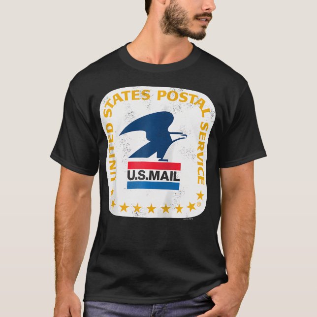 Usps- Loewy Seal Zip T Shirt (Framsida)