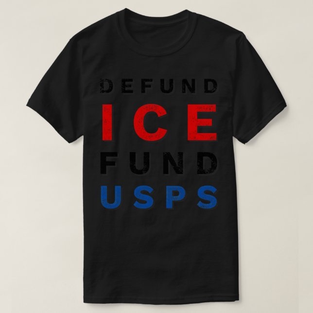 USPS-system för försvarsisfond T Shirt (Design framsida)