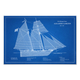 USRC Alexander Hamilton - ABD Fototryck