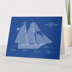 USRC Alexander Hamilton - ABD Tack Kort