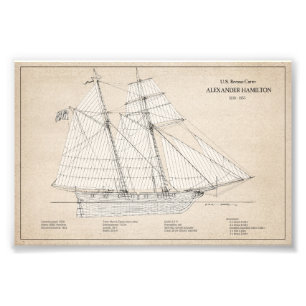 USRC Alexander Hamilton - SBD Fototryck