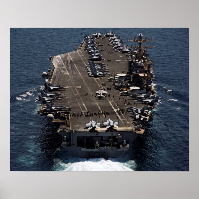 USS Abraham Lincoln (CVN 72) Poster (Framsidan)
