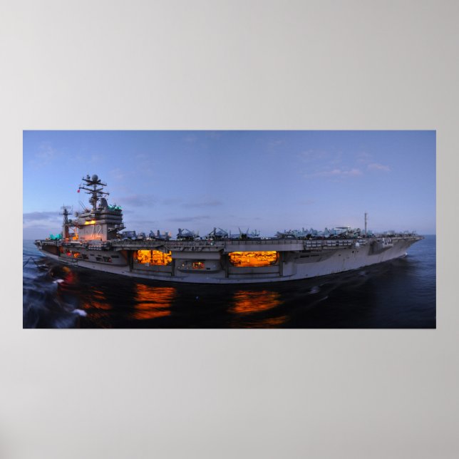 USS Abraham Lincoln (CVN 72) Poster (Framsidan)