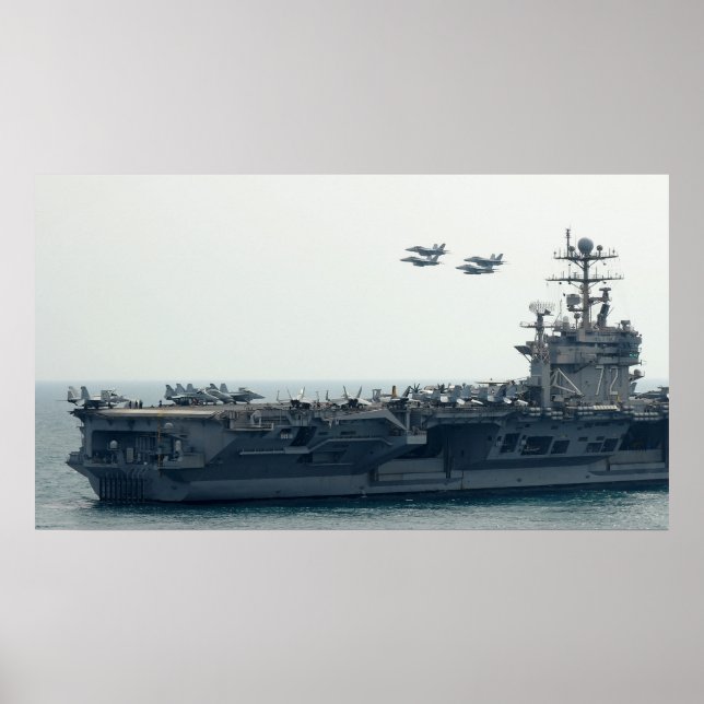 USS Abraham Lincoln (CVN 72) Poster (Framsidan)