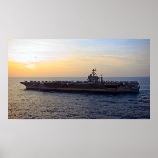 USS Abraham Lincoln (CVN 72) Poster (Framsidan)