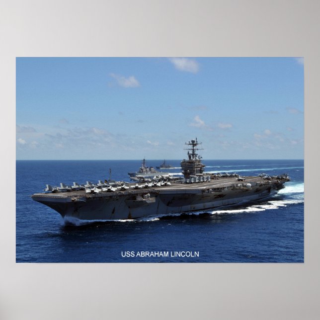 USS Abraham Lincoln Poster (Framsidan)