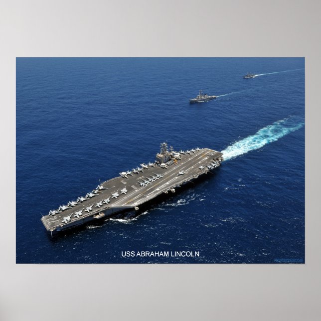 USS Abraham Lincoln Poster (Framsidan)