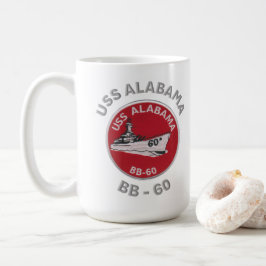 USS Alabama (BB-60) Kaffemugg