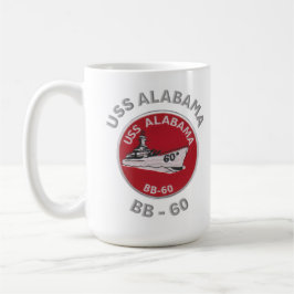 USS Alabama (BB-60) Kaffemugg