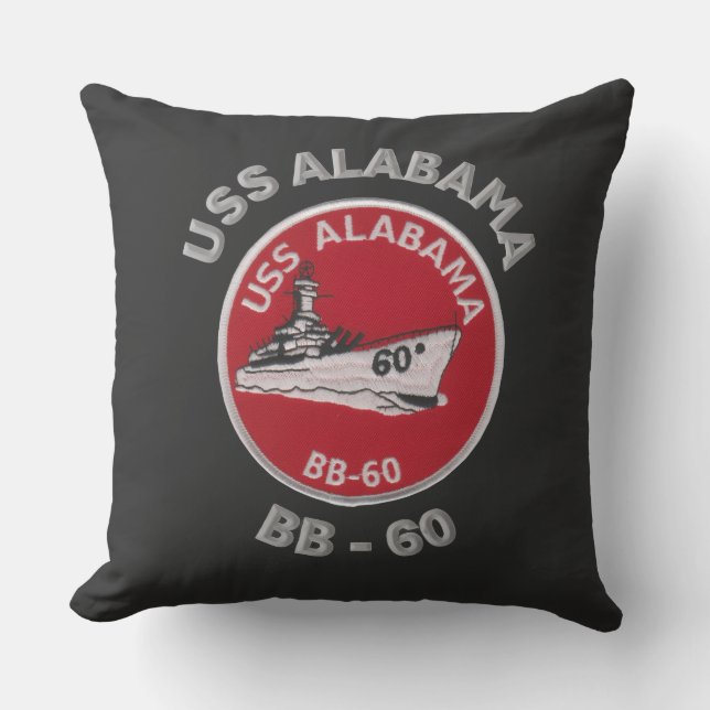 USS Alabama (BB-60) Kudde (Framsida)