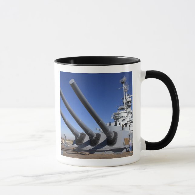 USS Alabama slagskepp vid Battleship Memorial 2 Mugg (Höger)