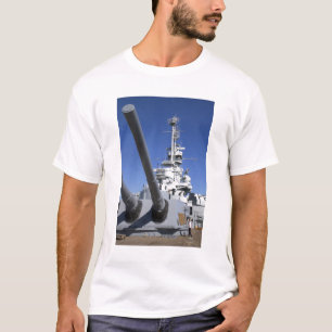 USS Alabama slagskepp vid Battleship Memorial T-shirt