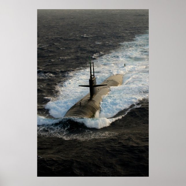 USS Albuquerque (SSN 706) Poster (Framsidan)