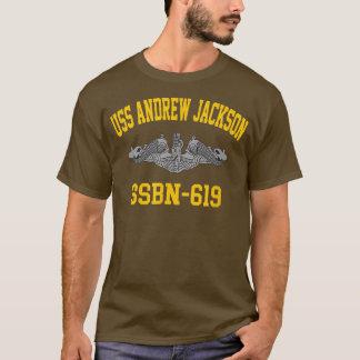 USS Andrew Jackson SSBN619 2998 T Shirt