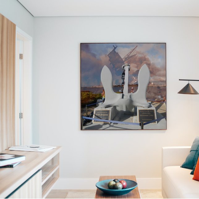 USS Arizona Anchor och frakt vid Pearl Harbour Poster (Skapare uppladdad)