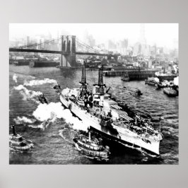 USS Arizona i New York Poster