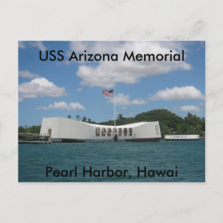USS Arizona Memorial, Pearl Harbour, Hawai Vykort