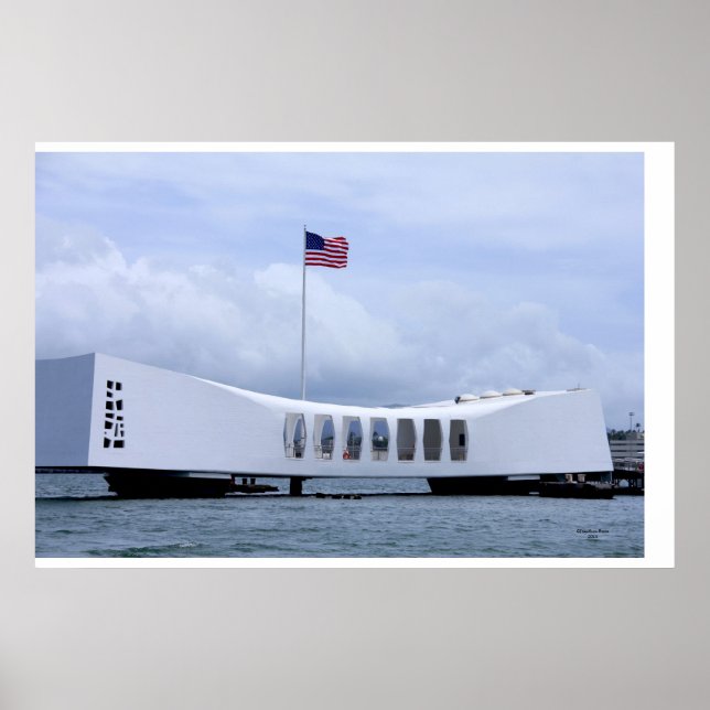 USS Arizona Memorial Poster (Framsidan)