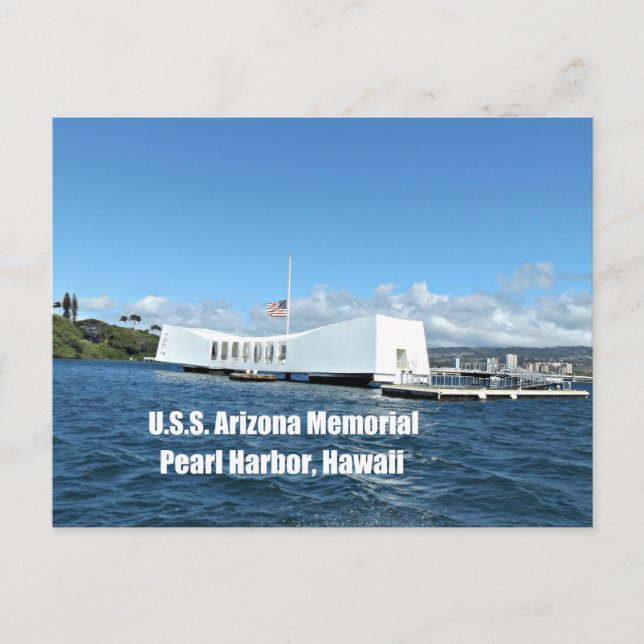 USS Arizona-minnesmärket Vykort (Framsida)