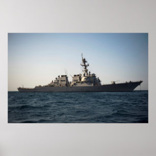 USS Arleigh Burke (GD 51) Poster