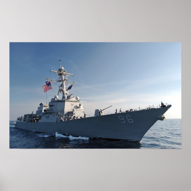 USS Bainbridge (DDG 96) Poster (Framsidan)