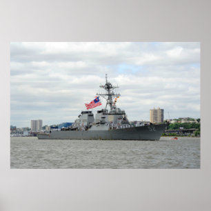 USS Barry (GD 52) Poster